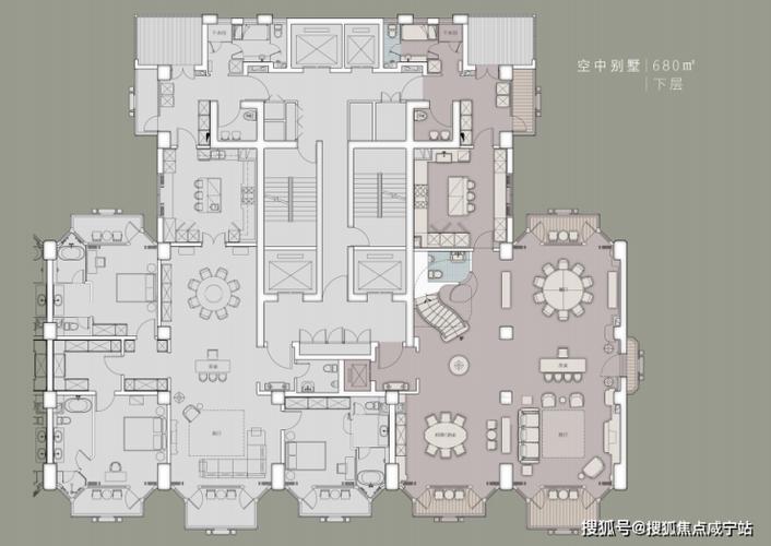 76万买260平米复式;260平复试户型图